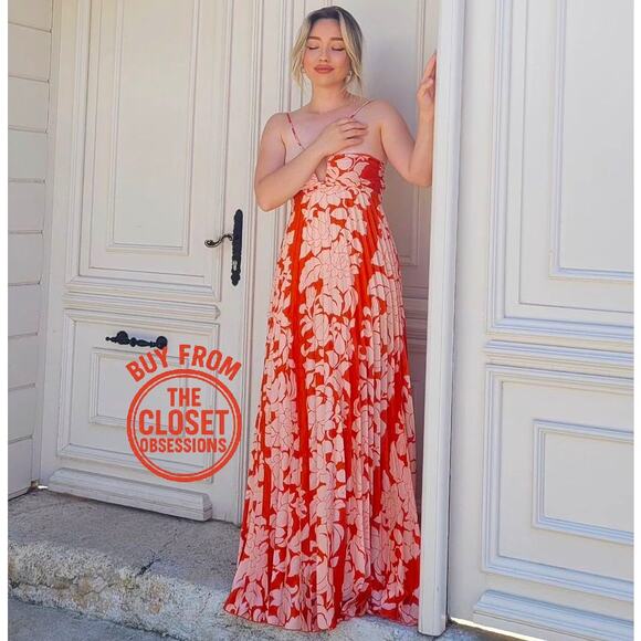 RARE!!! MANGO BLOGGER FAVE!!! Floral Maxi Dress NWT - Picture 8 of 16